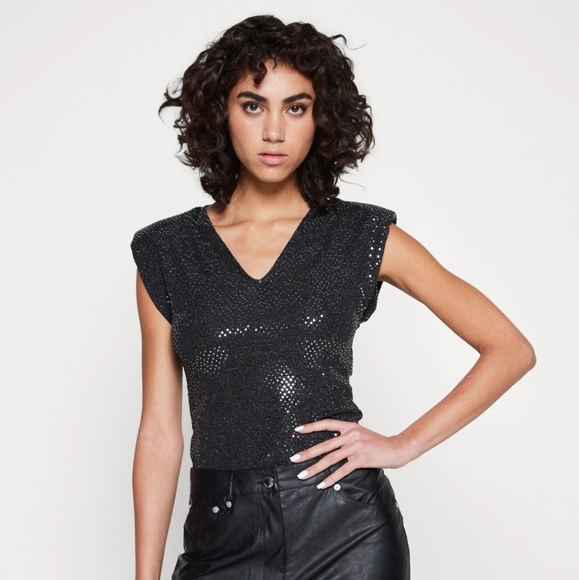 VERO MODA vmkalla Bodystock, shimmer bodysuit, XS. - Picture 4 of 7